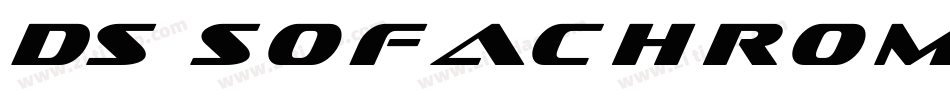 DS Sofachrome Italic字体转换